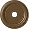 Ekena Millwork PVC Medallion (Canopies up to 11 1/2"), 19"OD x 3 1/2"ID x 1 1/2"P, Metallic Champagne Bronze CMP19TRCCB - alternate 1